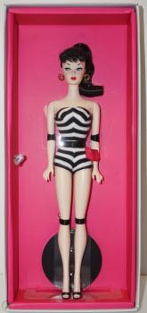 Mattel - Barbie - 75th Anniversary Silkstone Number 1 - Brunette - Poupée (Barbie Convention)